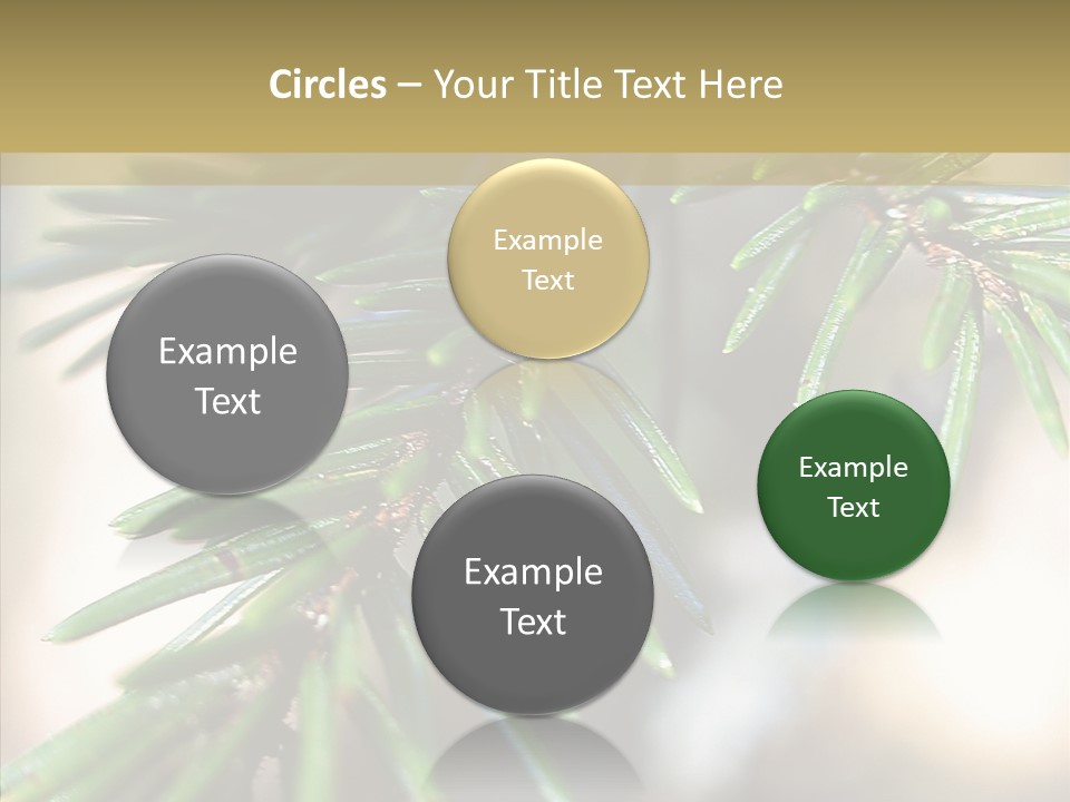 Decorations Tree Seasonal PowerPoint Template