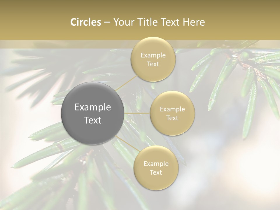 Decorations Tree Seasonal PowerPoint Template