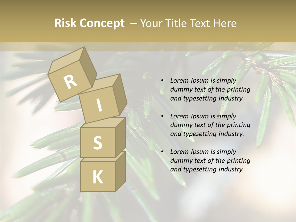 Decorations Tree Seasonal PowerPoint Template