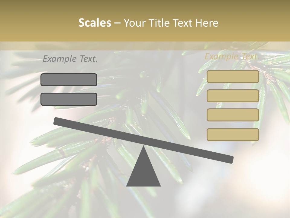 Decorations Tree Seasonal PowerPoint Template