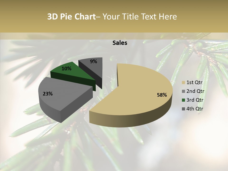 Decorations Tree Seasonal PowerPoint Template