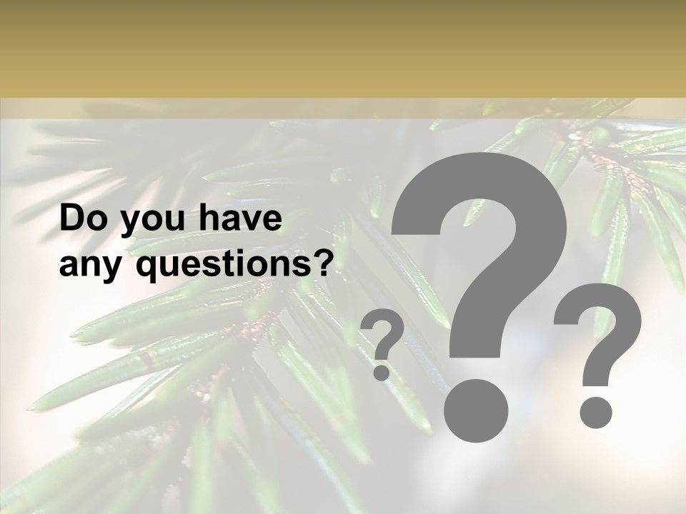 Decorations Tree Seasonal PowerPoint Template