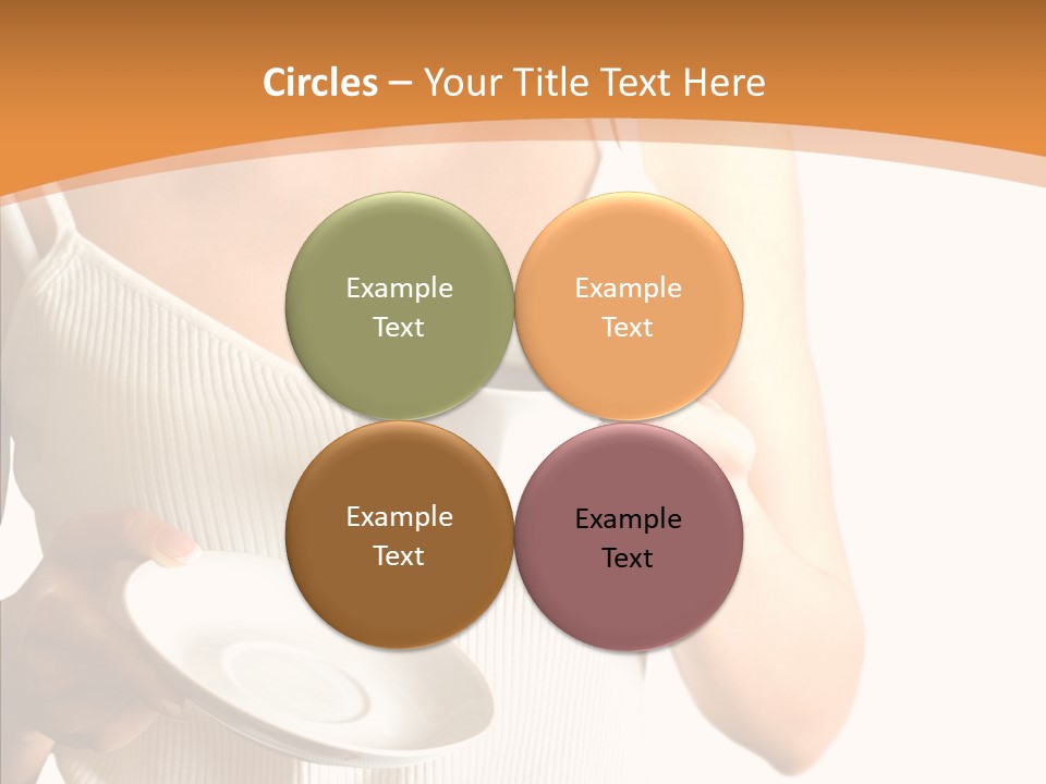 Blond Positive Cup PowerPoint Template