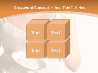 Blond Positive Cup PowerPoint Template