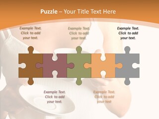 Blond Positive Cup PowerPoint Template