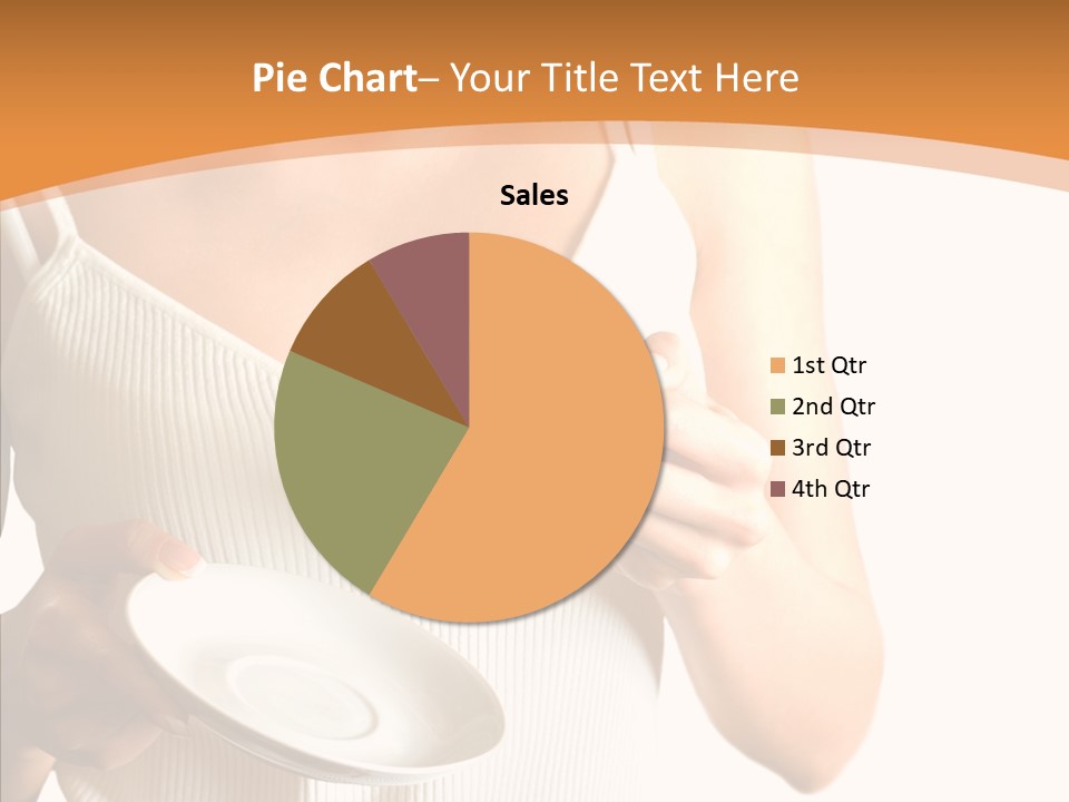 Blond Positive Cup PowerPoint Template