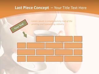 Blond Positive Cup PowerPoint Template