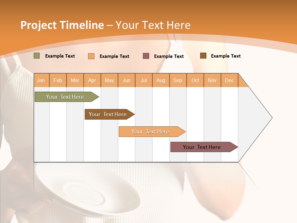 Blond Positive Cup PowerPoint Template