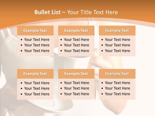 Blond Positive Cup PowerPoint Template