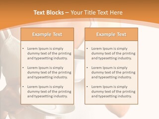 Blond Positive Cup PowerPoint Template