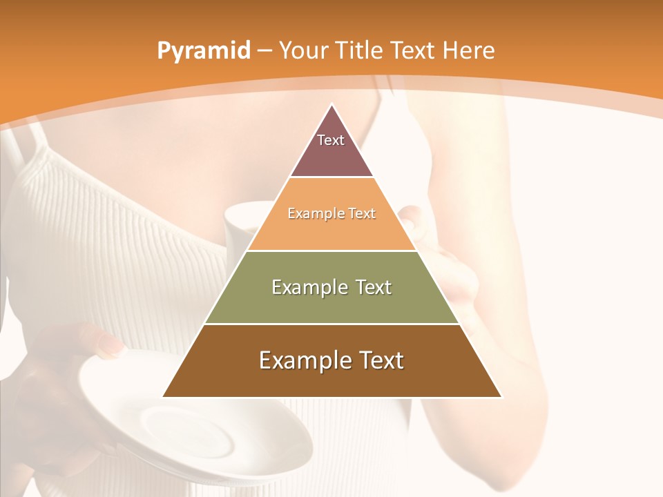 Blond Positive Cup PowerPoint Template