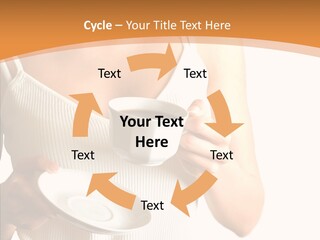 Blond Positive Cup PowerPoint Template