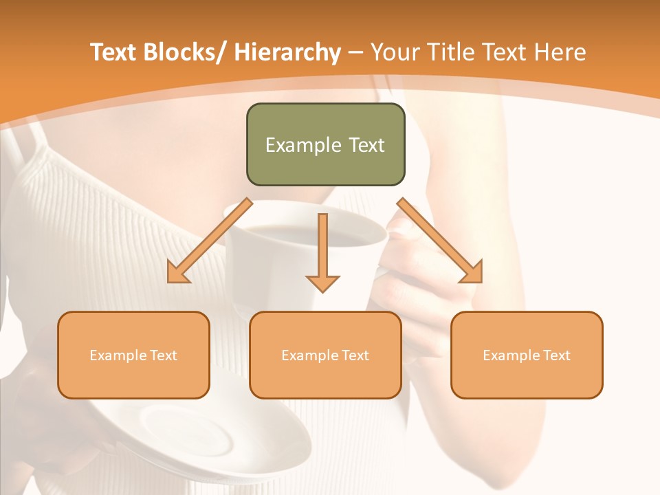 Blond Positive Cup PowerPoint Template