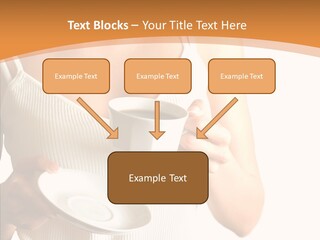 Blond Positive Cup PowerPoint Template
