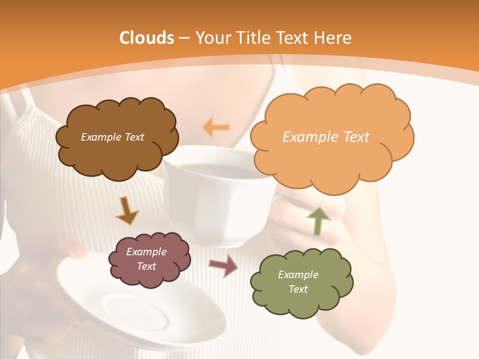 Blond Positive Cup PowerPoint Template