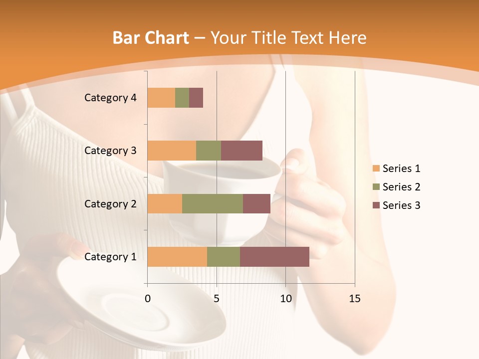 Blond Positive Cup PowerPoint Template