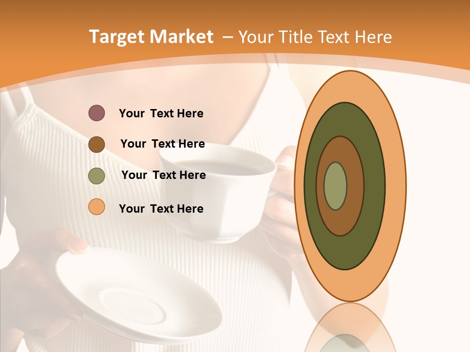 Blond Positive Cup PowerPoint Template