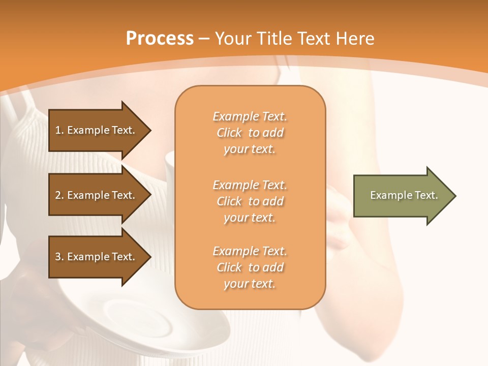 Blond Positive Cup PowerPoint Template