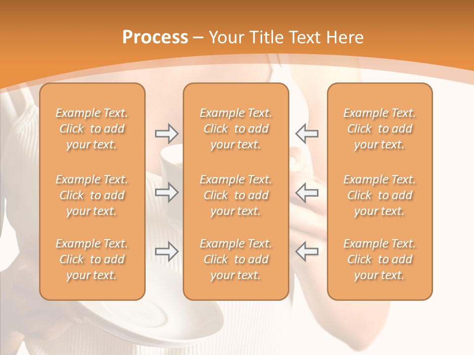 Blond Positive Cup PowerPoint Template