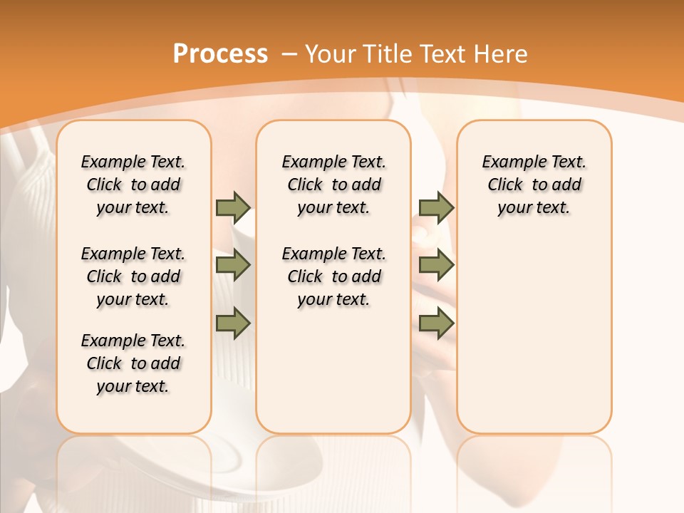 Blond Positive Cup PowerPoint Template