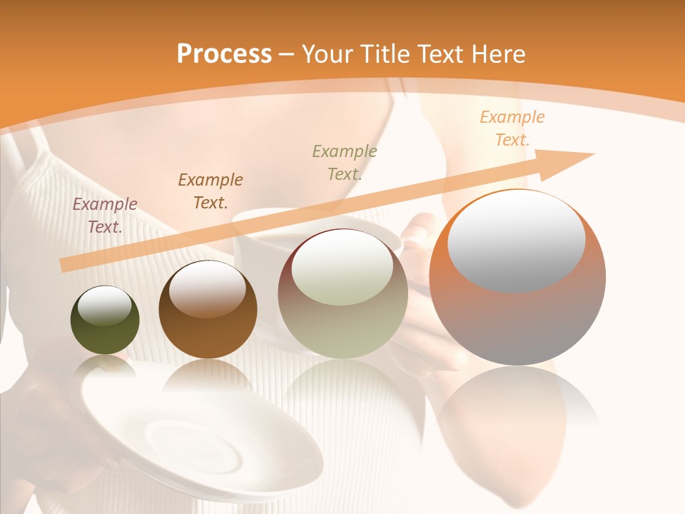 Blond Positive Cup PowerPoint Template