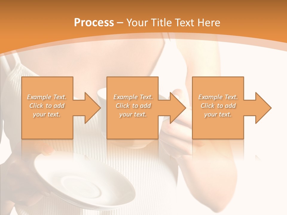 Blond Positive Cup PowerPoint Template