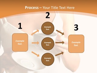 Blond Positive Cup PowerPoint Template
