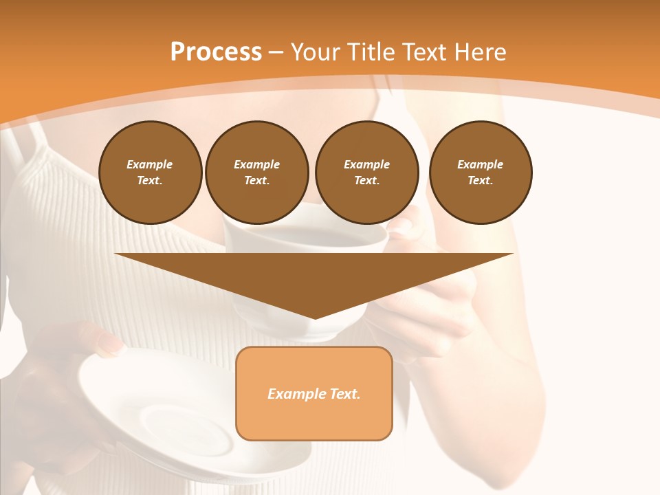 Blond Positive Cup PowerPoint Template