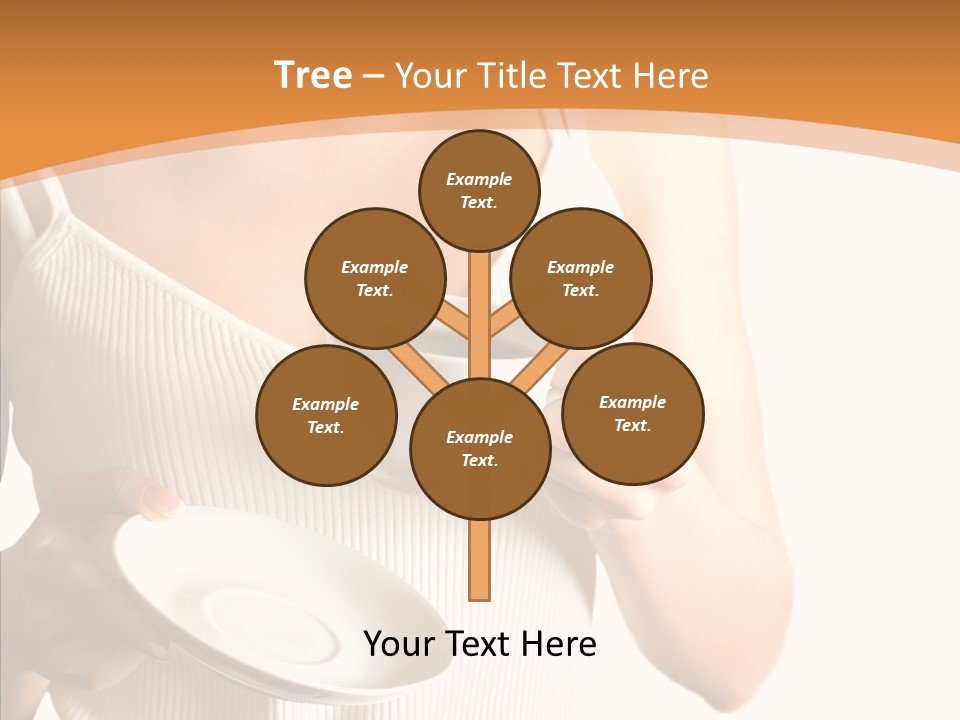 Blond Positive Cup PowerPoint Template