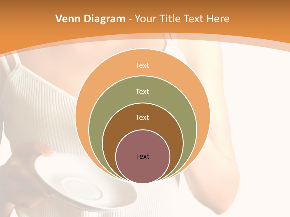 Blond Positive Cup PowerPoint Template