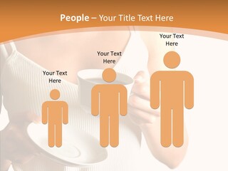 Blond Positive Cup PowerPoint Template
