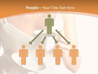 Blond Positive Cup PowerPoint Template
