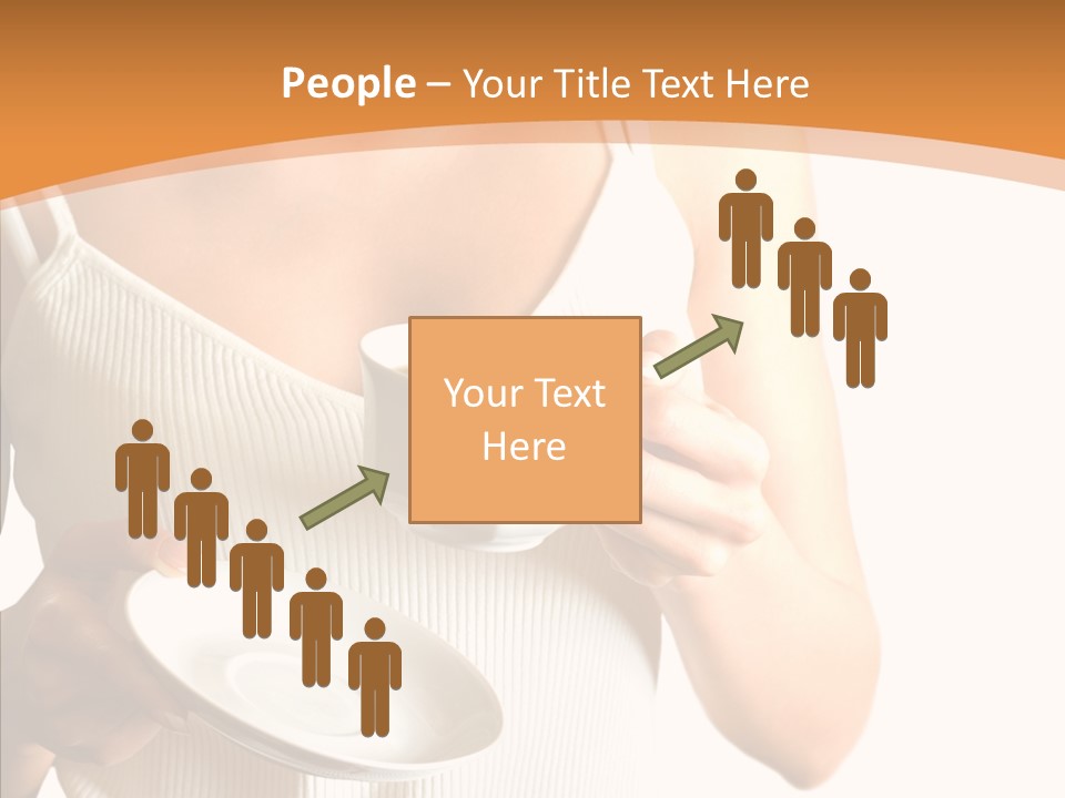 Blond Positive Cup PowerPoint Template