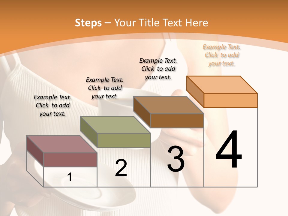 Blond Positive Cup PowerPoint Template