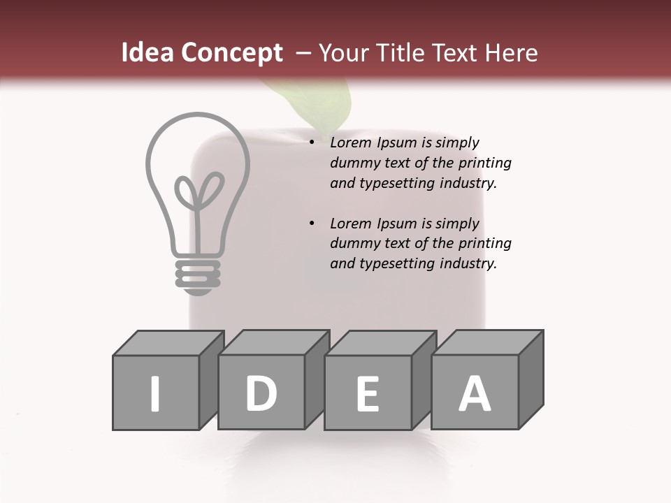 Eating Tasty Pill PowerPoint Template