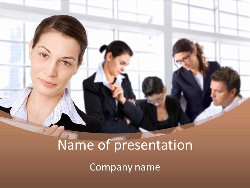 Leader Confident Environment PowerPoint Template