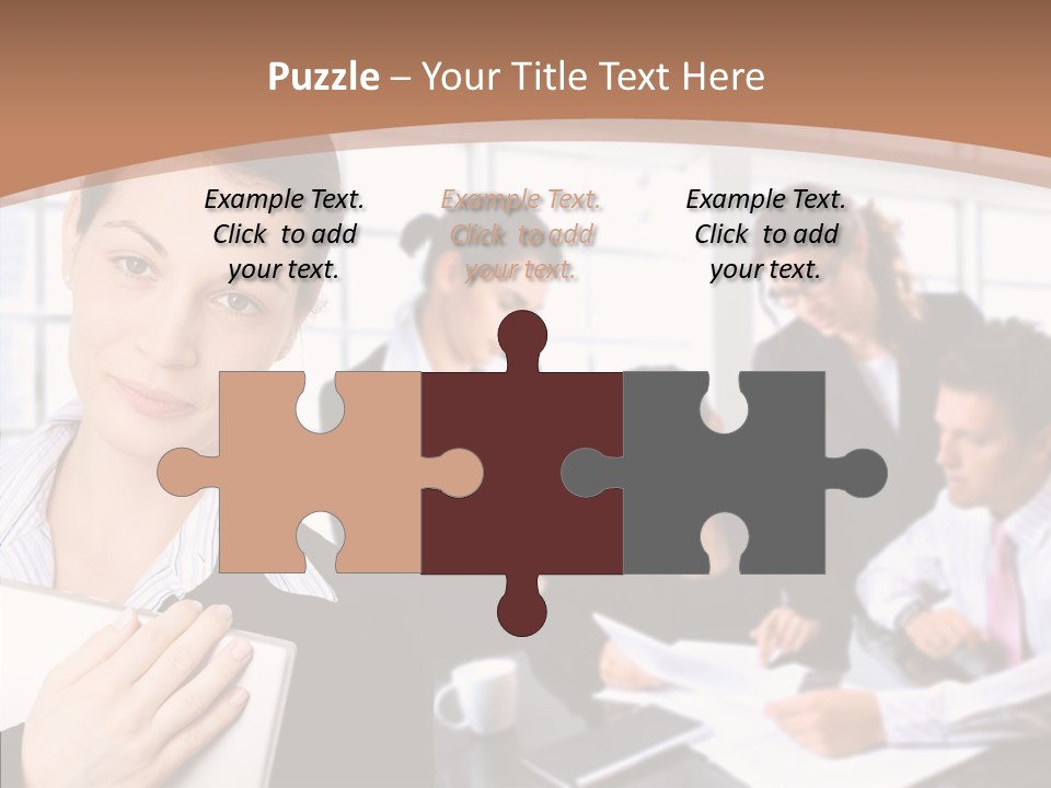 Leader Confident Environment PowerPoint Template
