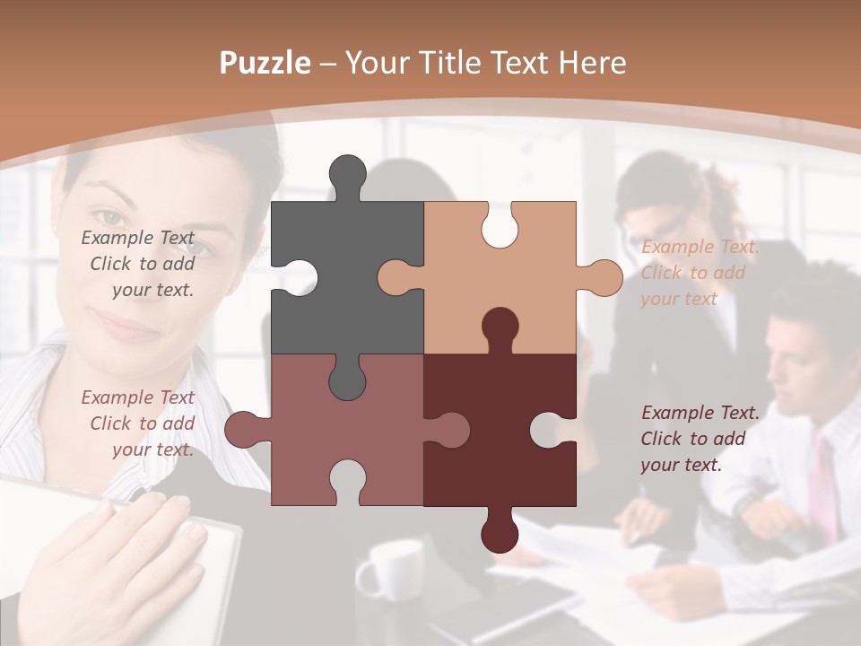 Leader Confident Environment PowerPoint Template