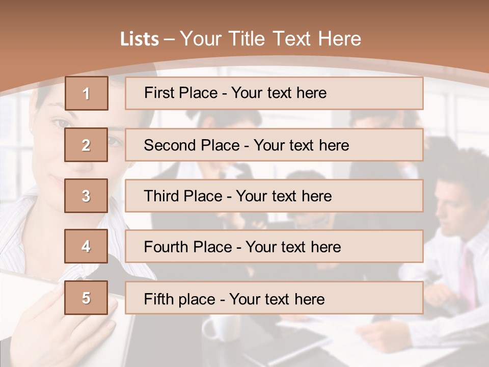 Leader Confident Environment PowerPoint Template