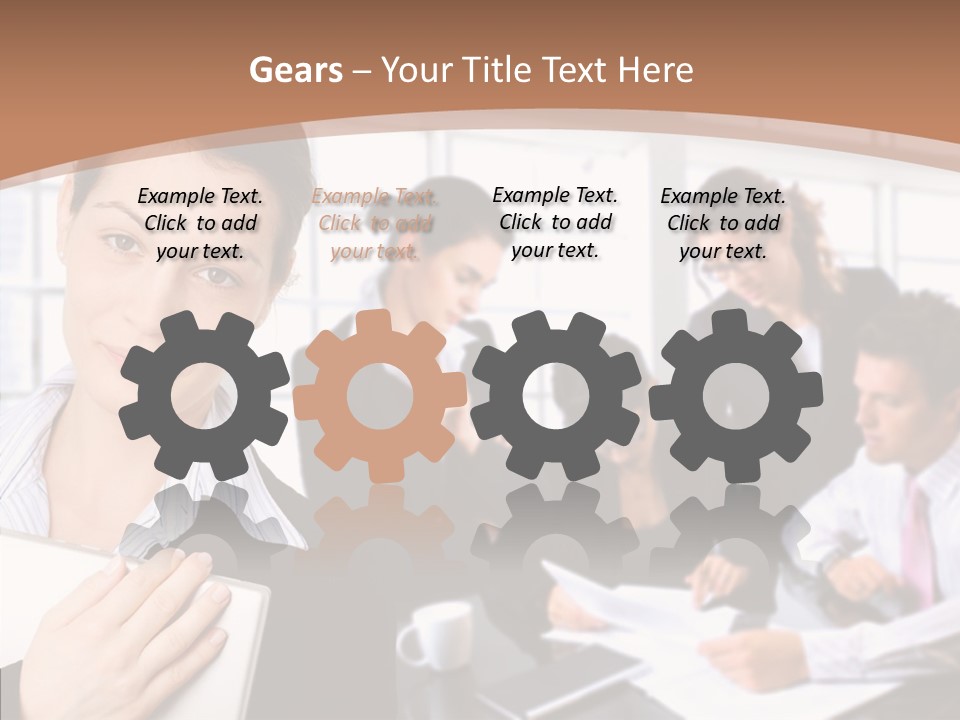 Leader Confident Environment PowerPoint Template