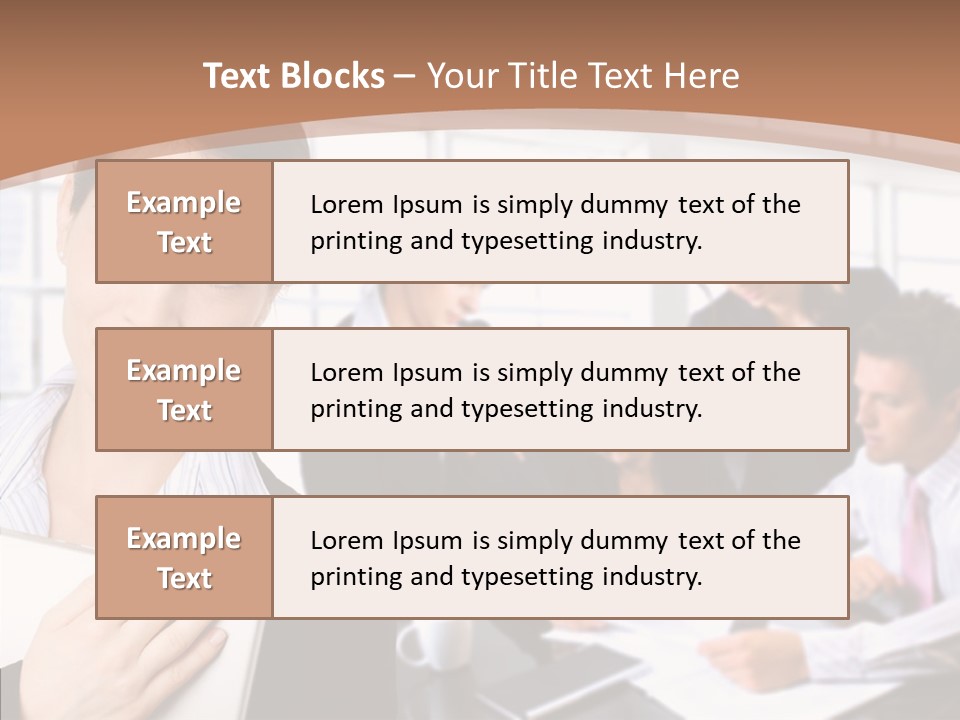 Leader Confident Environment PowerPoint Template