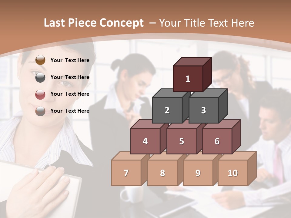 Leader Confident Environment PowerPoint Template