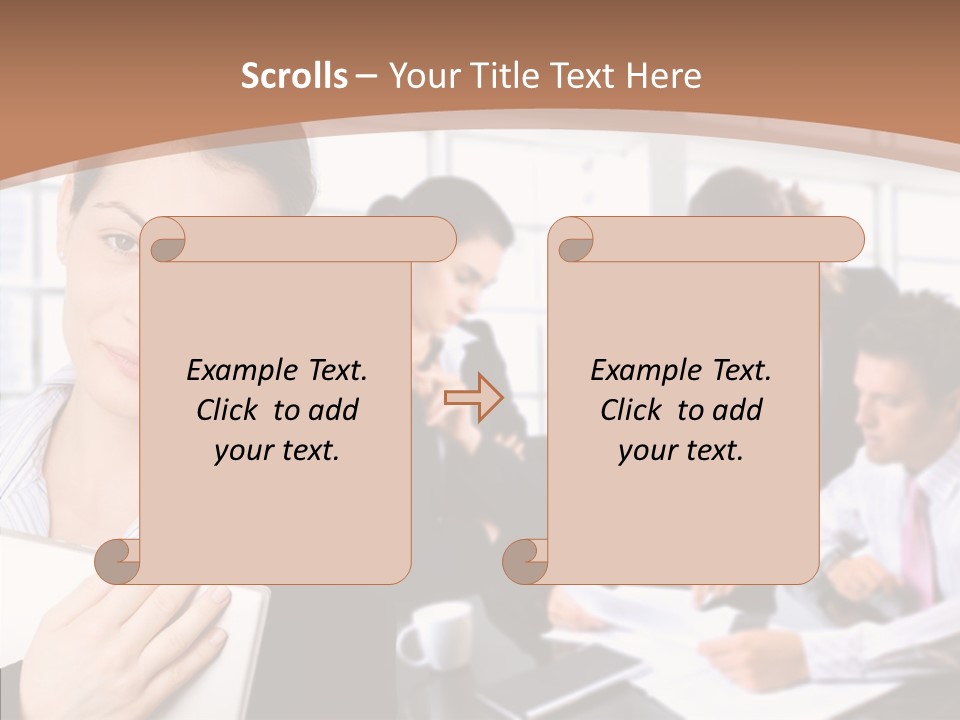 Leader Confident Environment PowerPoint Template