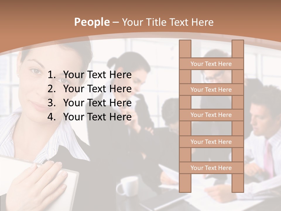 Leader Confident Environment PowerPoint Template