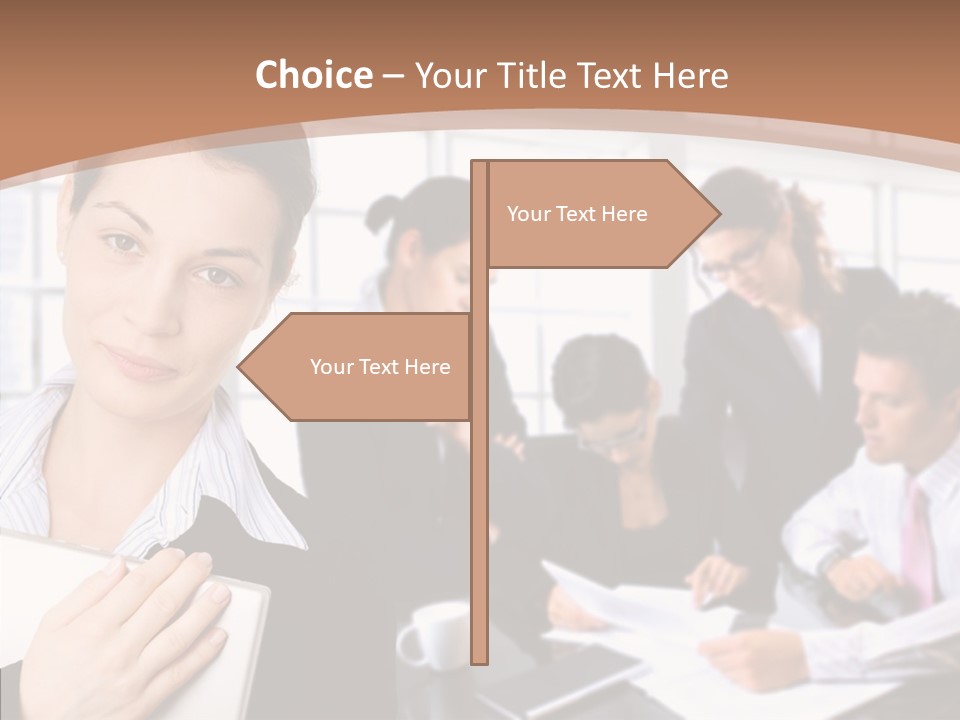 Leader Confident Environment PowerPoint Template