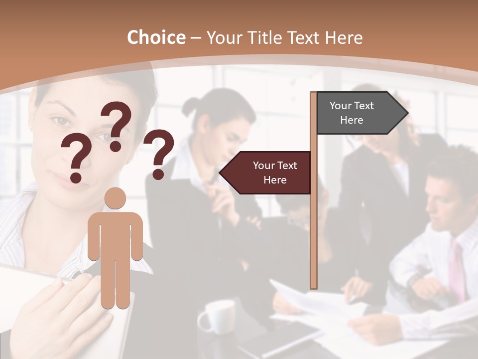 Leader Confident Environment PowerPoint Template