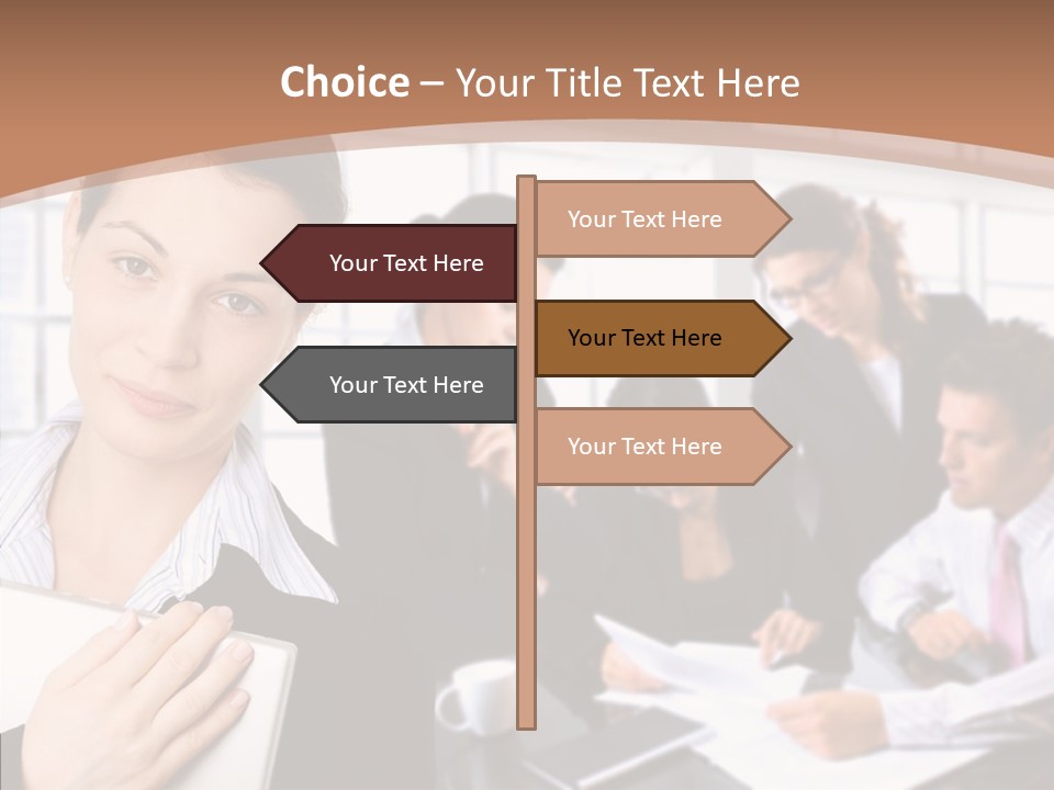 Leader Confident Environment PowerPoint Template