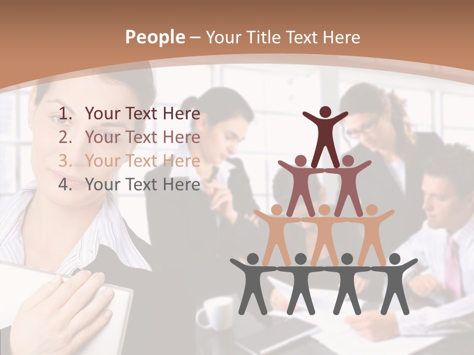 Leader Confident Environment PowerPoint Template