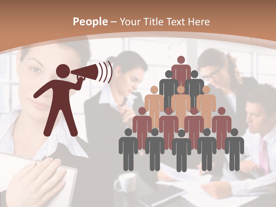 Leader Confident Environment PowerPoint Template