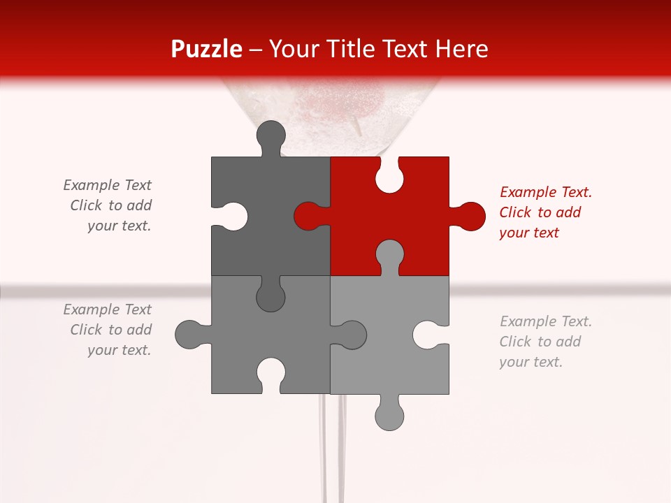 Liquid Drink Cocktail PowerPoint Template